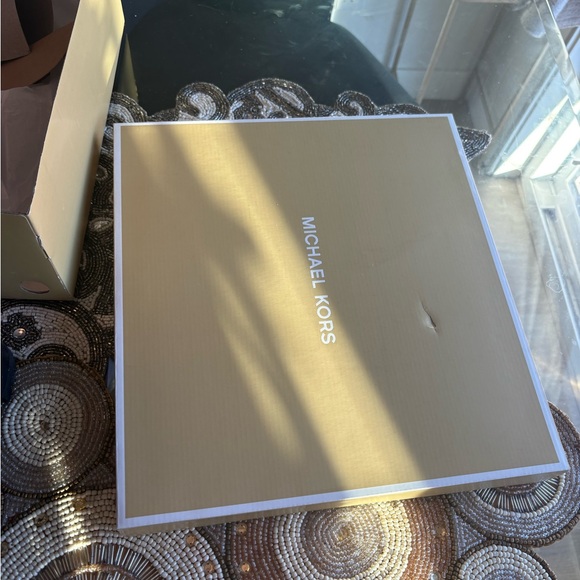 Michael Kors Black and Gray Heeled Boots - Picture 8 of 9